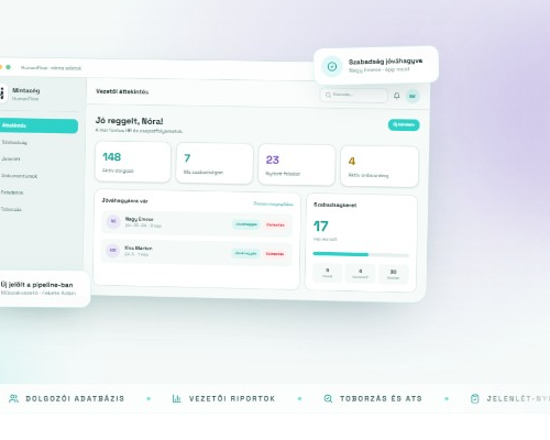 HumanFlow rendszerfelület